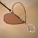 Stained Glass Heart Sun Catchers by Goodness Glass