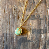 Dainty Turquoise Pendant by Lumenrose