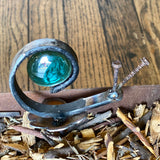 Reclaimed Glass Lawn Ornaments by Bottle Rocket Design