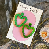 Acrylic Cacti Earrings by Luna & Saya