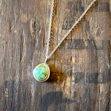 Dainty Turquoise Pendant by Lumenrose