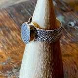 Agate Snake Rings by Forged Silver Dust