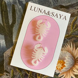 Acrylic and Polymer Earrings by Luna & Saya