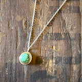 Dainty Turquoise Pendant by Lumenrose