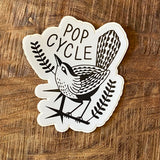 Pop Cycle Stickers by Local Artists