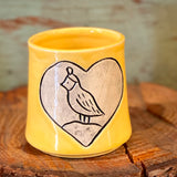Hand Carved Sipping Cups by Crooked Tree Ceramics