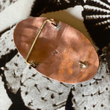 Copper Overlay Belt Buckle by Honeycomb Organics