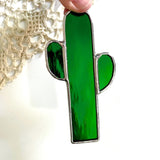 Stained Glass Saguaro Sun-Catchers by Goodness Glass