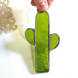Stained Glass Saguaro Sun-Catchers by Goodness Glass