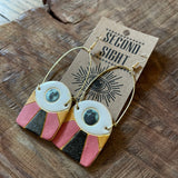 Second Sight Eye Earrings by Tough Kitty Designs