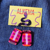 Recycled Plastic Earrings by Alkema Arts