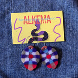 Recycled Plastic Earrings by Alkema Arts