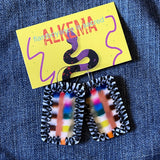 Recycled Plastic Earrings by Alkema Arts