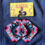 Recycled Plastic Earrings by Alkema Arts