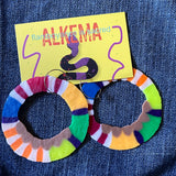 Recycled Plastic Earrings by Alkema Arts