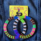 Recycled Plastic Earrings by Alkema Arts