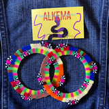 Recycled Plastic Earrings by Alkema Arts