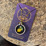 Cross-stitched Pendant Necklaces by The Stitching Hour