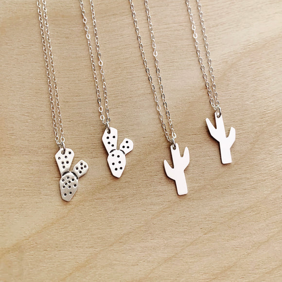 Cacti Necklaces by Little Toro Designs