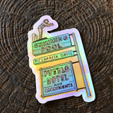 Holographic Tucson Neon Stickers by Juju & Moxie*