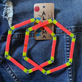 Recycled Plastic Earrings by Alkema Arts