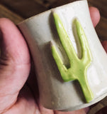 Cactus Shot Glass by Crooked Tree Ceramics