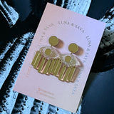 Acrylic and Polymer Earrings by Luna and Saya