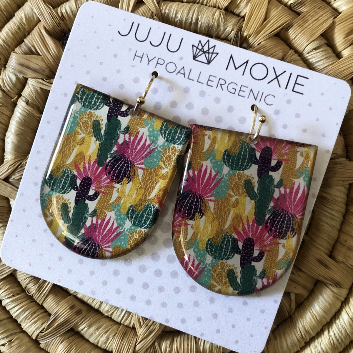 Large Resin Drop Earrings by Juju & Moxie – Pop Cycle Tucson