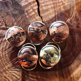 Copper Overlay Bandana Clip by Honeycomb Organics