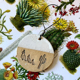 Rustic Handmade Ceramic Ornaments by Crooked Tree Ceramics