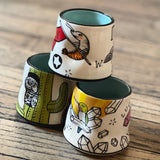 Shot Glass Lucky Cups by The Bowl Maker