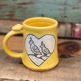 Carved Mugs by Crooked Tree Ceramics