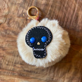Fuzzy Pom Key Chains by Monster Booty Threads