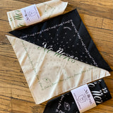 “Don’t Cry” Hanky Set by Alexclamation Ink*