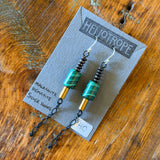 Glass & Pearl Earrings by Heliotrope