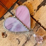 Stained Glass Heart Sun Catchers by Goodness Glass