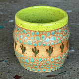 Spotted Saguaro Cups by Mehgan on the Moon