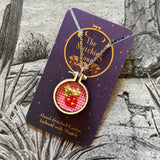 Cross-stitched Pendant Necklaces by The Stitching Hour