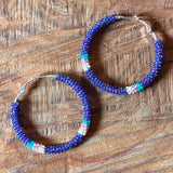 Beaded Hoops by Beads Over Diamonds