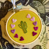 Hand Stitched Ornaments by Mehgan on the Moon