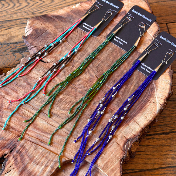 Beaded Strand Dangles by Beads Over Diamonds