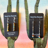 Turquoise Earrings by Beads Over Diamonds