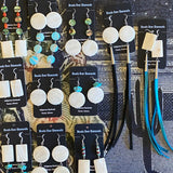 Mother of Pearl Earrings by Beads Over Diamonds