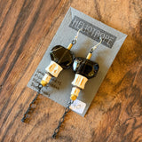 Bone Accent Earrings by Heliotrope