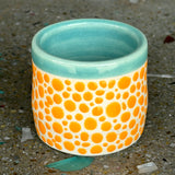 Ceramic Spotted Cups by Mehgan on the Moon