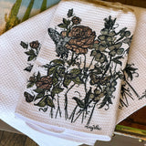 Flora Sisters Tea Towel by Marcy Ellis