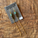 Turquoise Earrings by Heliotrope