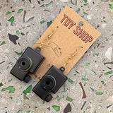 Toy Shop Earrings by Tough Kitty Designs