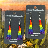 Bead Pyramid Earrings by Beads Over Diamonds