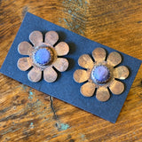 Gemstone Copper Earrings by Bohemian Behavior